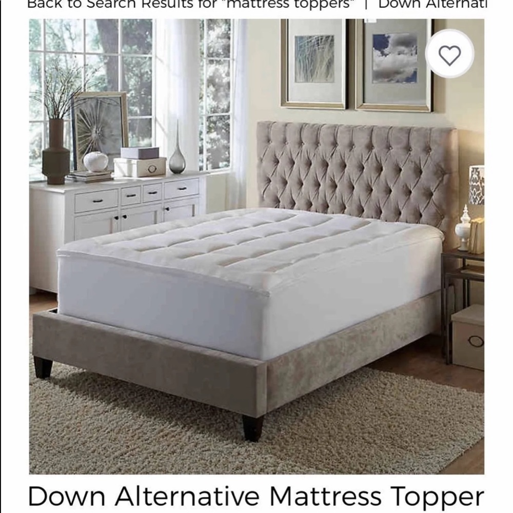 COPY - Down Alternative Mattress Topper (TWIN ONL…